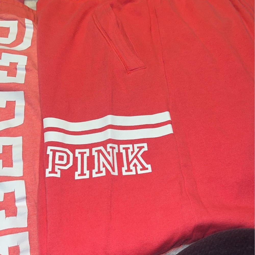 VS Pink Sweat Pants 2 pair M boyfriend Fit
